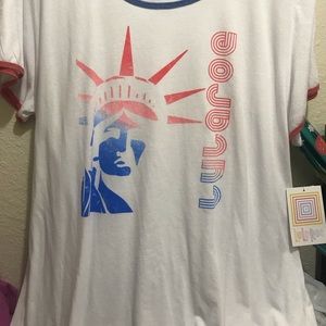 Lularoe 3xl Americana classic t NWT
